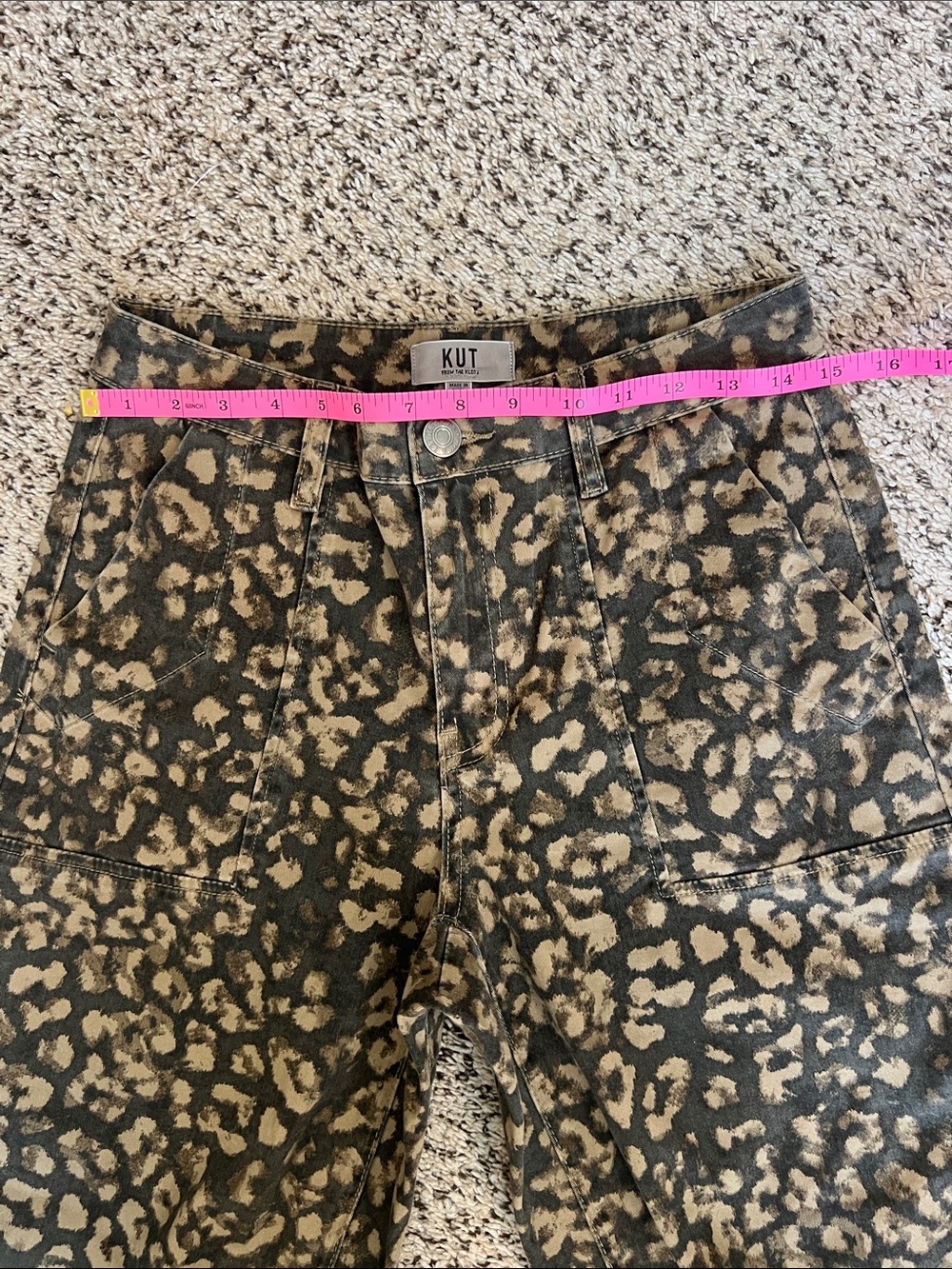 EUC Kut From The Kloth High Rise Ashton Barrel Leg Utility Pants. Size 2 - Picture 9 of 12
